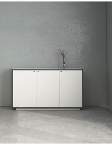 EDGE Series Chamfered Low Height 3 Door White...