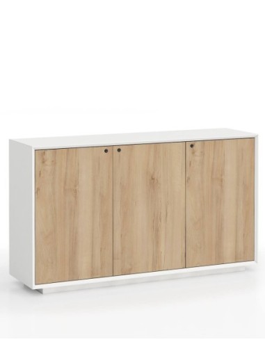 EDGE Series Chamfered Low Height 3 Door Cabinet
