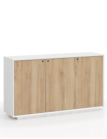 EDGE Series Chamfered Low Height 3 Door Cabinet