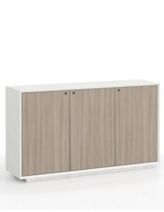 EDGE Series Chamfered Low Height 3 Door Cabinet