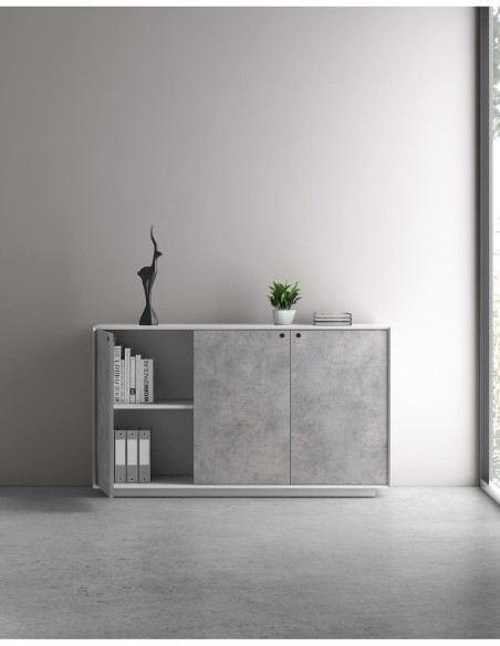 EDGE Series Chamfered Low Height 3 Door Cabinet