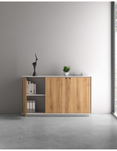 EDGE Series Chamfered Low Height 3 Door Cabinet