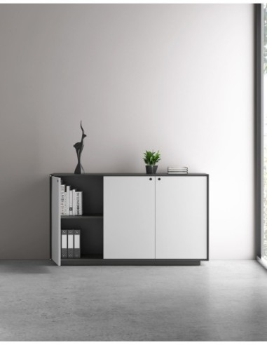 EDGE Series Chamfered Low Height 3 Door Dark...