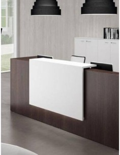 Venido Wooden Contemporary Reception Desk 2