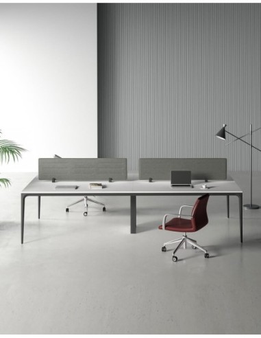 ARC Designer Series Cluster of 4 Workstation Desk