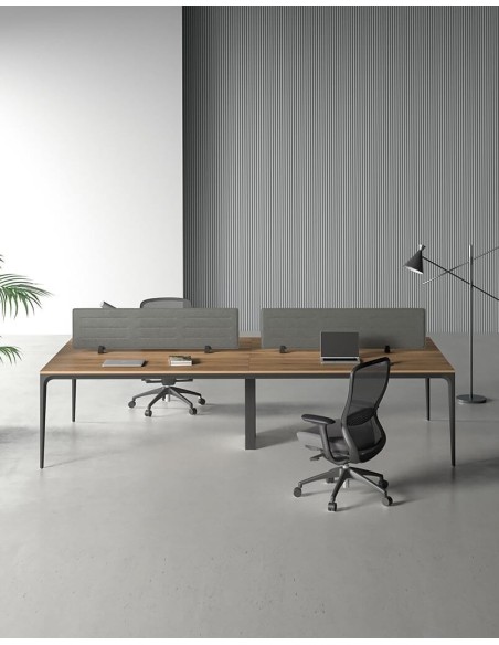 ARC Designer Series Cluster of 4 Workstation Desk