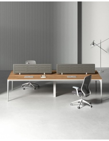 ARC Designer Series Cluster of 4 Workstation Desk