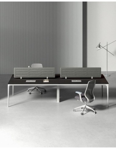 ARC Designer Series Cluster of 4 Workstation Desk