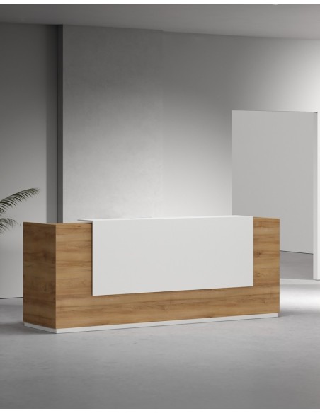 Venido Wooden Contemporary Reception Desk