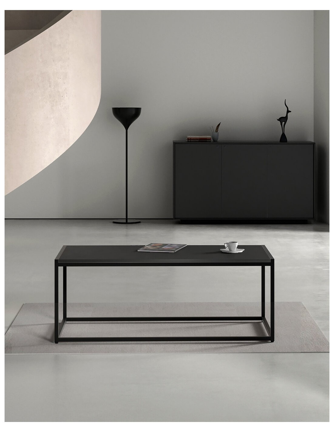 EXO 2.0 Rectangular Modern Coffee Table | WORKSPACE