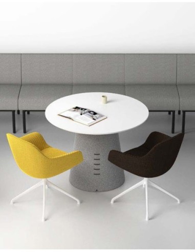 Collar Round Large Table with USB Charger