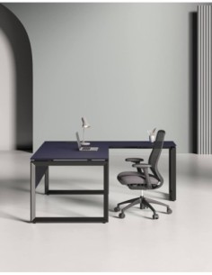 Ace White Nova L-Shape Executive Desk 2