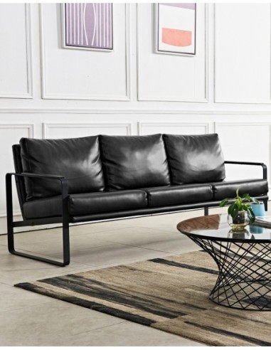 Sync Three Seater Genuine Leather Arm Chair