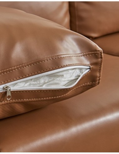 Sync Three Seater Genuine Leather Arm Chair