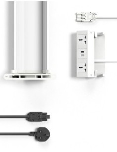 2x Users Desktop Interlink Power Access and Cable...