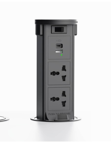 Pilar Surface Pop-up Power and USB Outlet Module