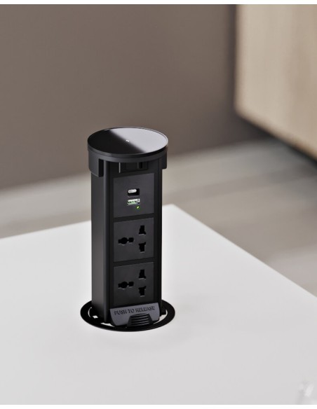Pilar Surface Pop-up Power and USB Outlet Module