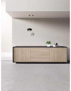 EDGE Metropolitan Black Sideboard Cabinet