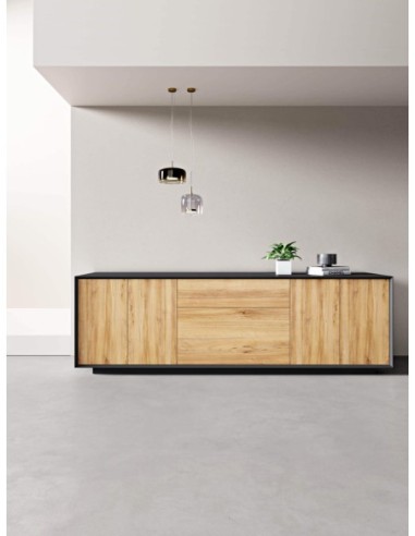 EDGE Metropolitan Black Sideboard Cabinet
