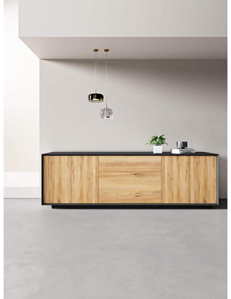 EDGE Metropolitan Black Sideboard Cabinet