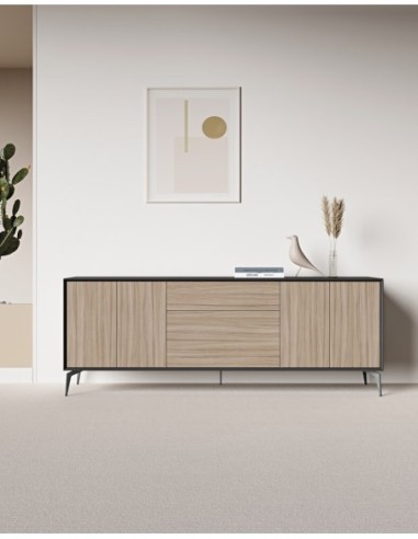 EDGE Metropolitan Black Sideboard Cabinet