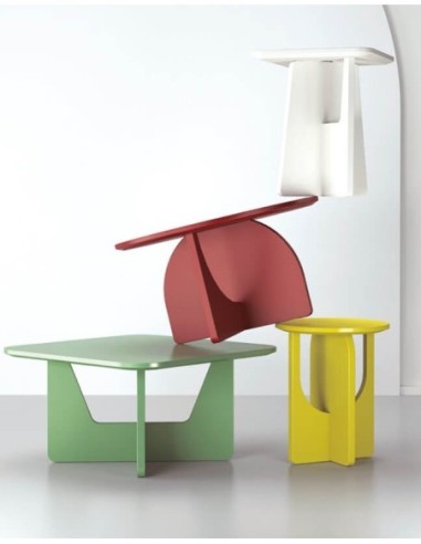 Plank Large Round Panel Coffee Table