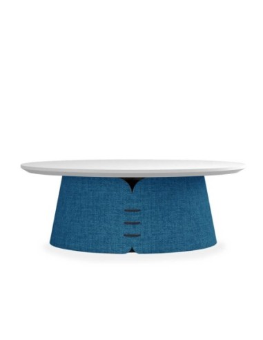 Collar Round Medium Table with USB Charger