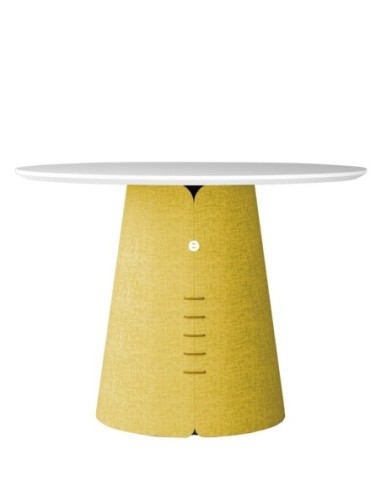 Collar Round Small Table with USB Charger