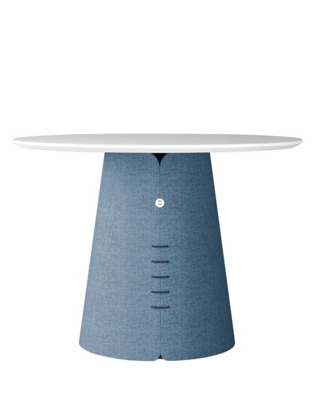Collar Round Small Table with USB Charger