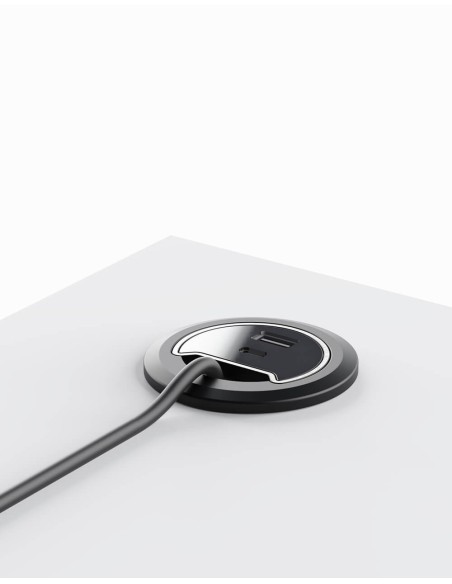 LINE Desktop USB 65w Fast Charger and Grommet Cover