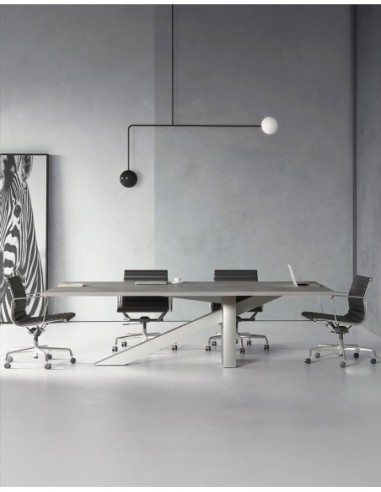 Onyx Designer Black Frame Meeting Table