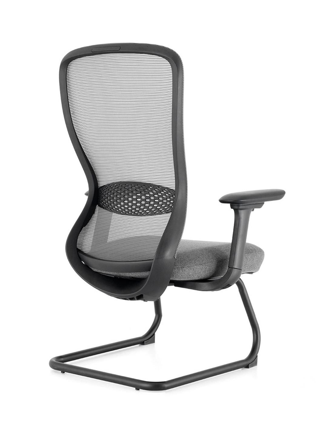 VX1 Gray Visitor Chair Workspace Office Furniture Saudi Arabia