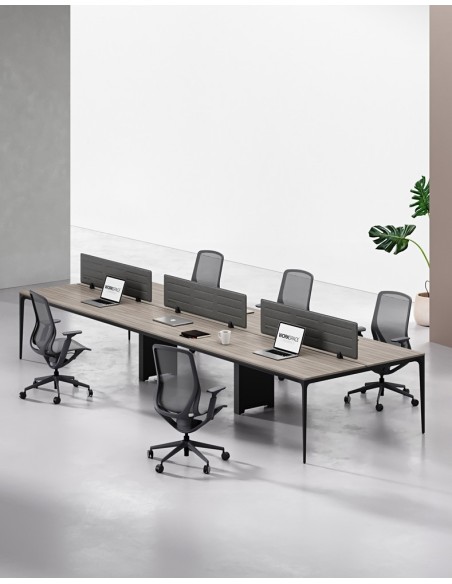 ARC Designer Series Cluster of 6 Workstation Desk