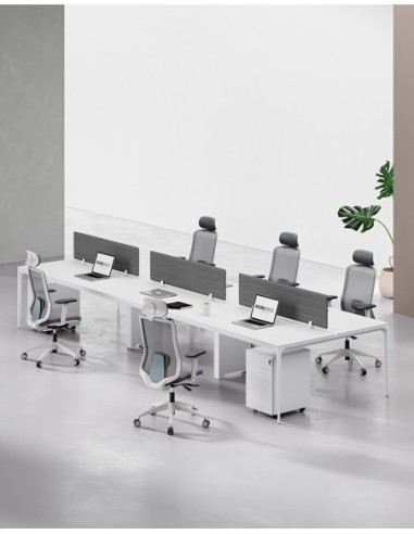 ARC Designer Series Cluster of 6 Workstation Desk