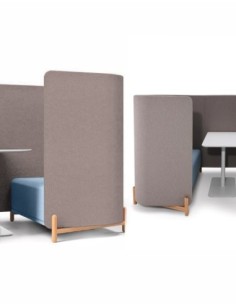 Cube Four Seater Acoustic High Back Sofa