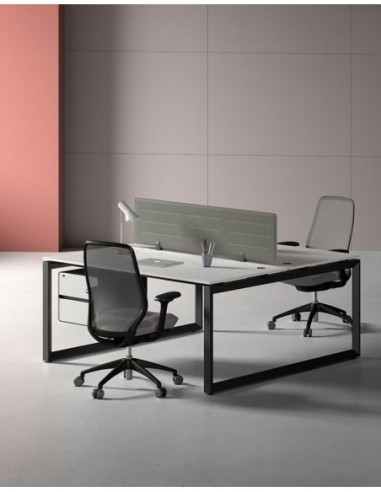 Ace Series Cluster of 2x Face to Face Workstation