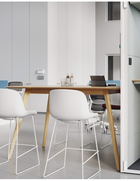 Savannah Wood Veneer High Table