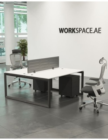 Ace Series Cluster of 2x Face to Face Workstation
