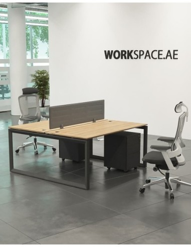 Ace Series Cluster of 2x Face to Face Workstation