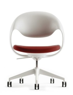 Loop White Visitor Chair 2
