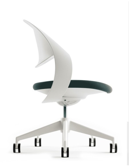 Loop White Visitor Chair