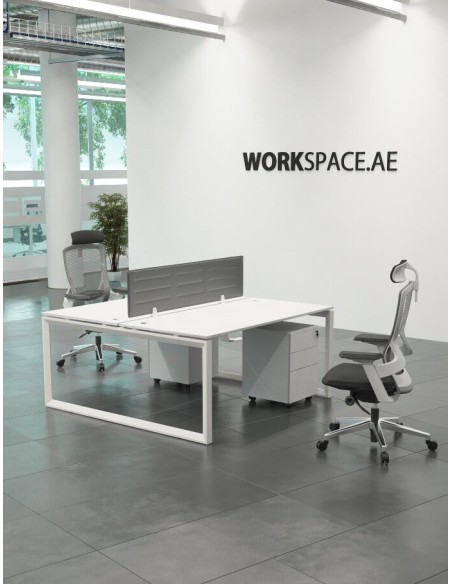 Ace Series Cluster of 2x Face to Face Workstation