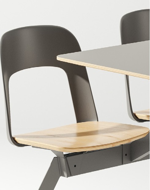 Feta Minimalist Four-Seater Dining Set