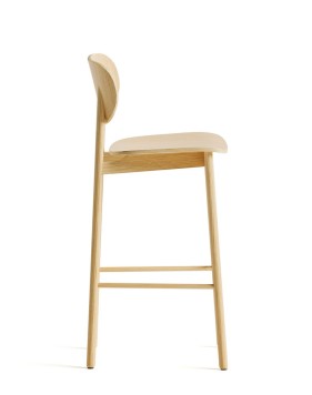 Birch Wood Veneer Bar Stool 2