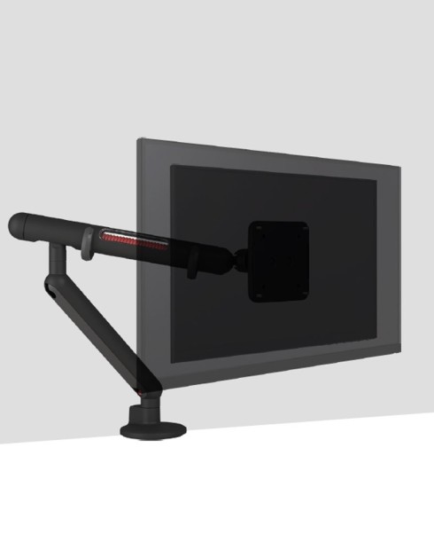 Black Saber Single Arm Monitor Desk Mount Stand