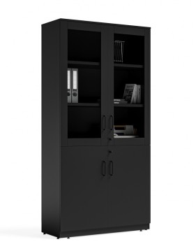 Vetrina Full Height Black Glass Cabinet 2