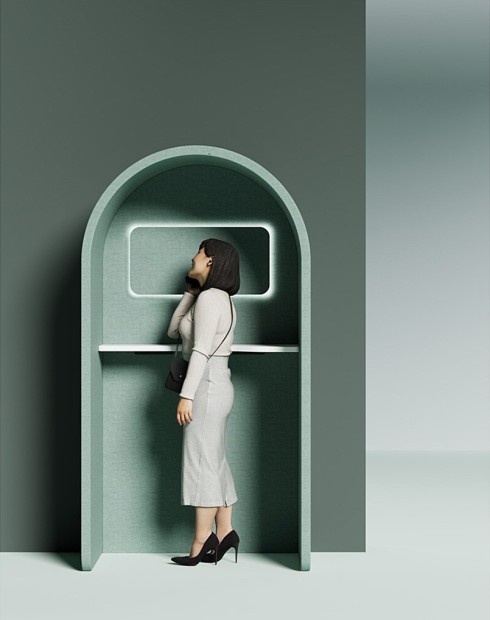 Roma Series Standing Booth