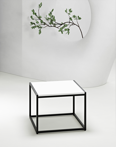 EXO 2.0 Modern Square Coffee Table White