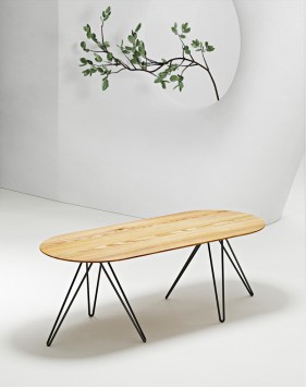 Vino Chamfered Long Coffee Table