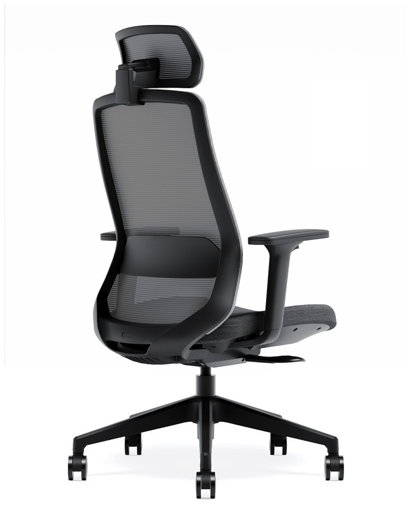 GEO Black Ergonomic Executive Chair | Workspace Saudi Arabia